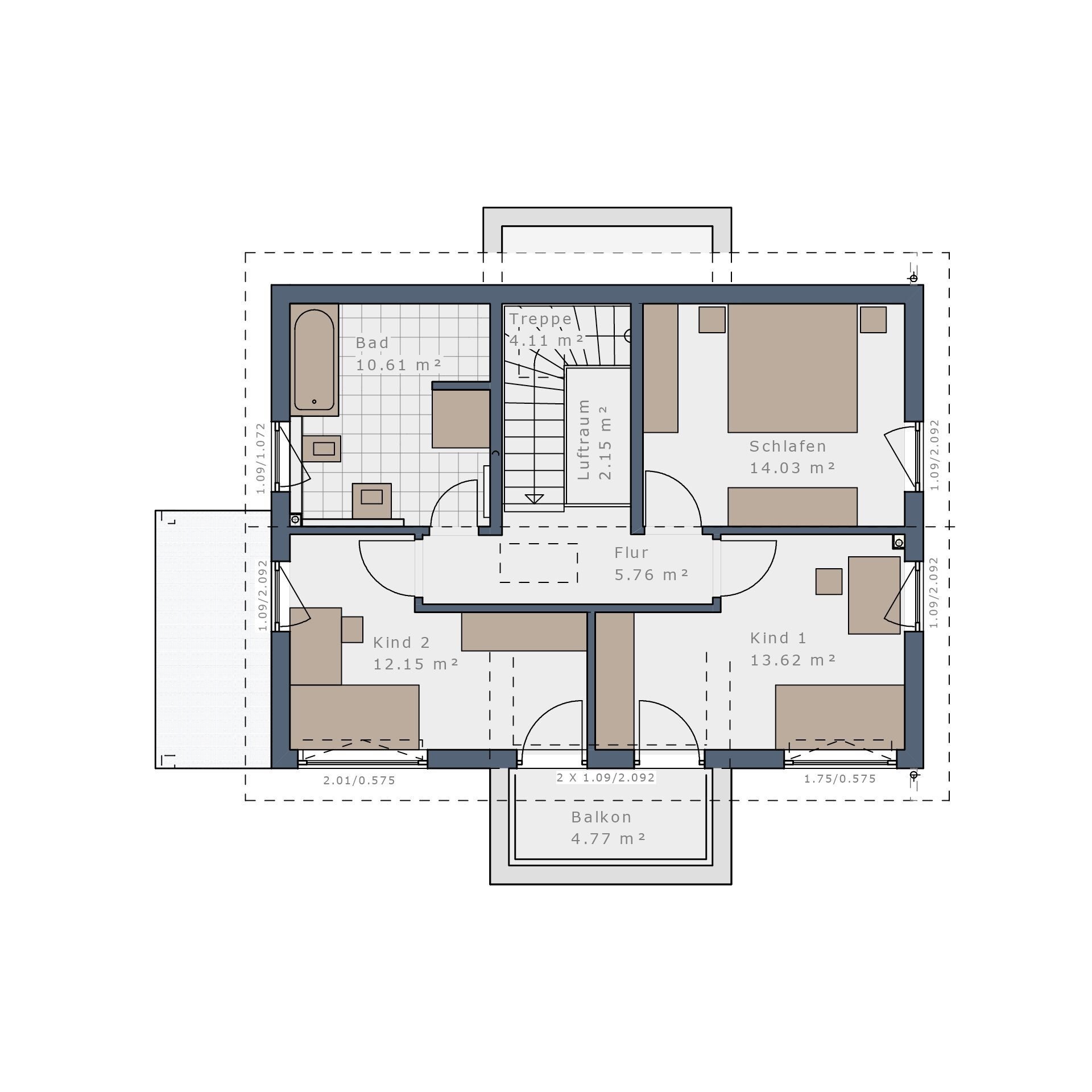 Einfamilienhaus zum Kauf provisionsfrei 518.731 € 5 Zimmer 126 m²<br/>Wohnfläche 455 m²<br/>Grundstück Oberndorf Kuppenheim 76456