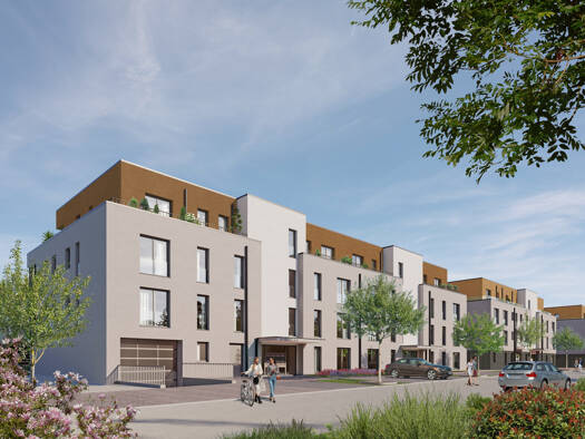 Wohnung zum Kauf - Neubau 569.700 € 4 Zimmer 100 m² 2. Geschoss Linkenheim Linkenheim-Hochstetten 76351