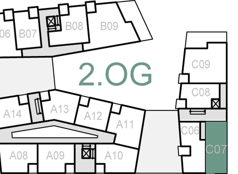 Wohnung zum Kauf provisionsfrei 300.200 € 2 Zimmer 63,2 m² 2. Geschoss Melle-Mitte Melle 49324