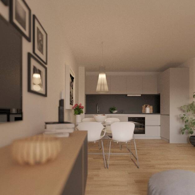 Wohnung zur Miete - Erstbezug 1.068 € 3 Zimmer 77,4 m² 3. Geschoss frei ab 01.12.2025 Südliche Innenstadt Halle (Saale) 06110
