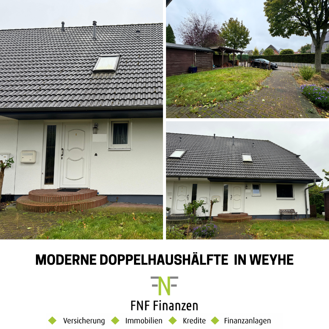 Doppelhaushälfte zum Kauf 379.000 € 4 Zimmer 121 m²<br/>Wohnfläche 268 m²<br/>Grundstück Leeste Weyhe-Leeste 28844