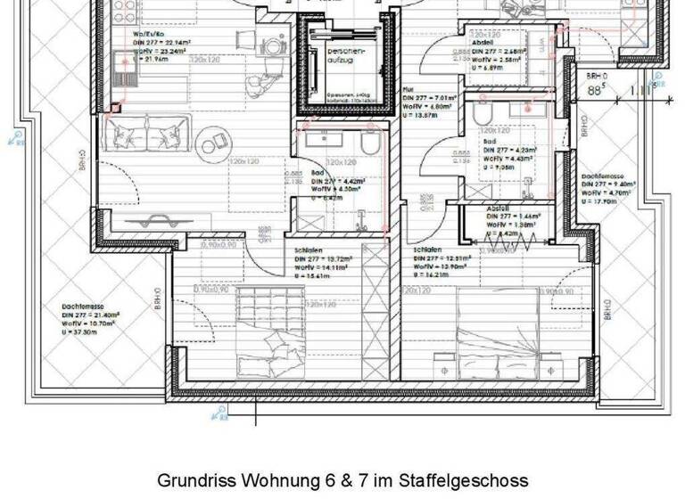 Penthouse zum Kauf - Erstbezug 228.000 € 2 Zimmer 58,2 m² Uhlandstraße 1 Papenburg 26871