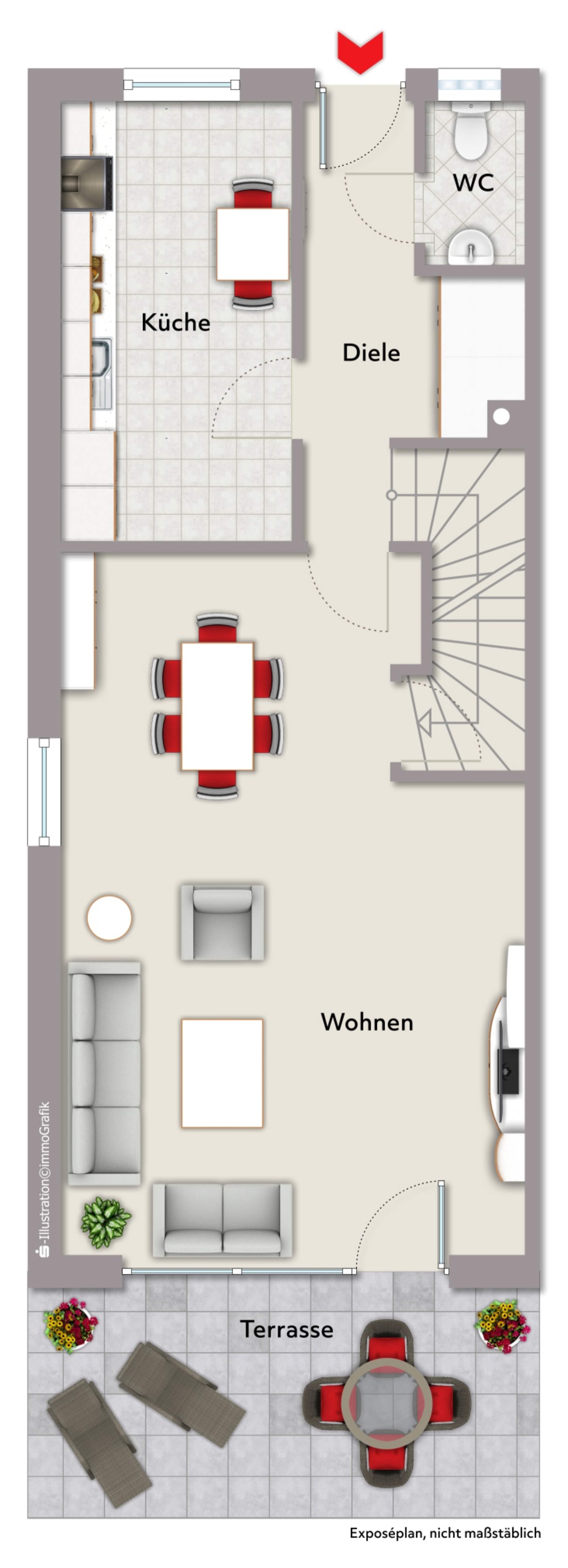 Doppelhaushälfte zum Kauf 219.000 € 4 Zimmer 98,9 m²<br/>Wohnfläche 305 m²<br/>Grundstück Metjendorf Wiefelstede 26215