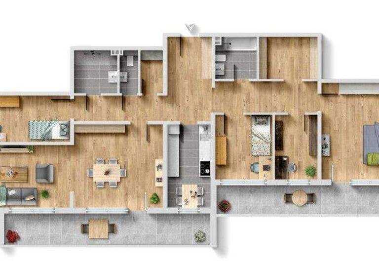 Wohnung zum Kauf 619.950 € 5,5 Zimmer 165 m² 7. Geschoss frei ab sofort Großreuth h d Veste Nürnberg 90409