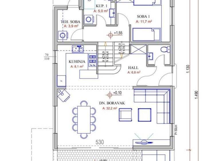 Haus zum Kauf 1.750.000 € 4 Zimmer 303 m² 640 m² Grundstück PODSTRANA
