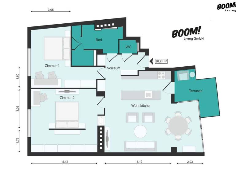 Wohnung zum Kauf - Erstbezug 1.890.000 € 3 Zimmer 98,2 m² Wien,Innere Stadt 1010