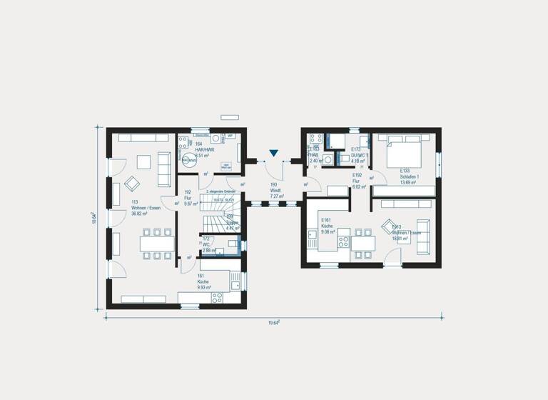 Mehrfamilienhaus zum Kauf 516.000 € 6 Zimmer 205 m² 600 m² Grundstück Hohn Windhagen 53578