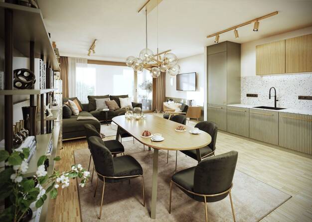 Wohnung zur Miete - Erstbezug 1.414 € 3 Zimmer 80,8 m² 3. Geschoss frei ab sofort Ringstraße 6 Innere Altstadt-Ost Dresden 01067