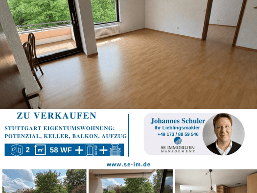 Wohnung zum Kauf 173.420 € 2 Zimmer 58 m² 1. Geschoss Rohr Vaihingen 70565