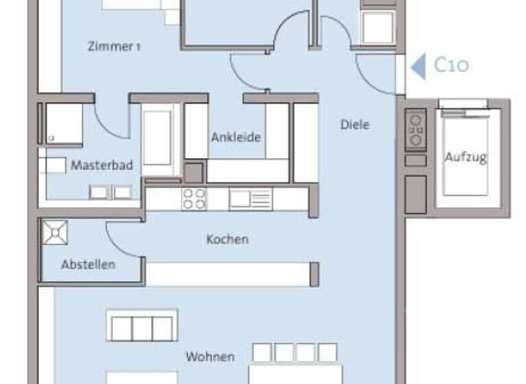 Wohnung zur Miete Wohnen auf Zeit 3.950 € 3 Zimmer 137 m²<br/>Wohnfläche 05.05.2025<br/>Verfügbarkeit Nordend-West Frankfurt 60323