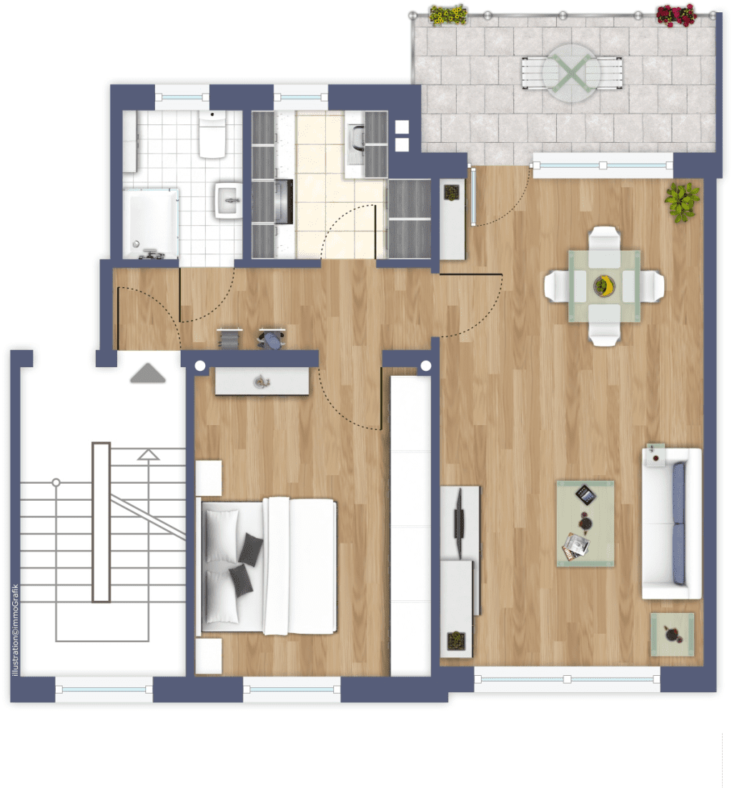 Wohnung zur Miete Wohnen auf Zeit 2.300 € 2 Zimmer 65 m²<br/>Wohnfläche ab sofort<br/>Verfügbarkeit Achenbachstraße Düsseltal Düsseldorf 40237