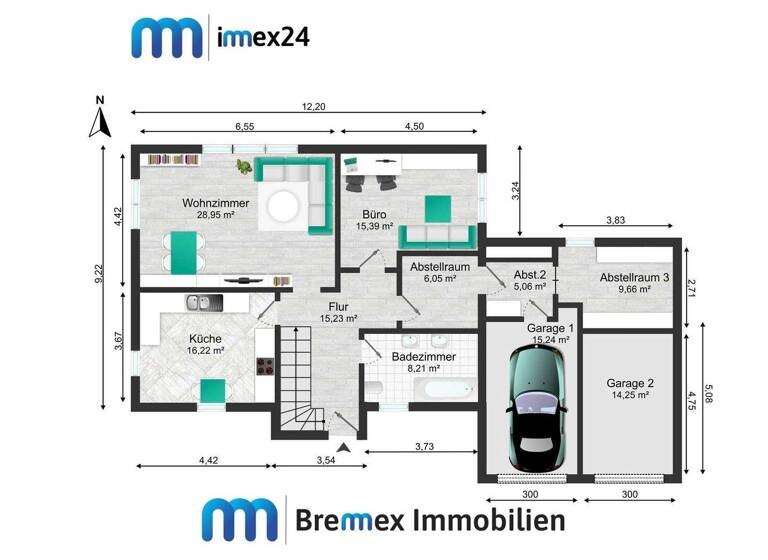 Einfamilienhaus zum Kauf 445.000 € 6 Zimmer 167 m² 983 m² Grundstück frei ab sofort Garlstedt Osterholz-Scharmbeck 27711