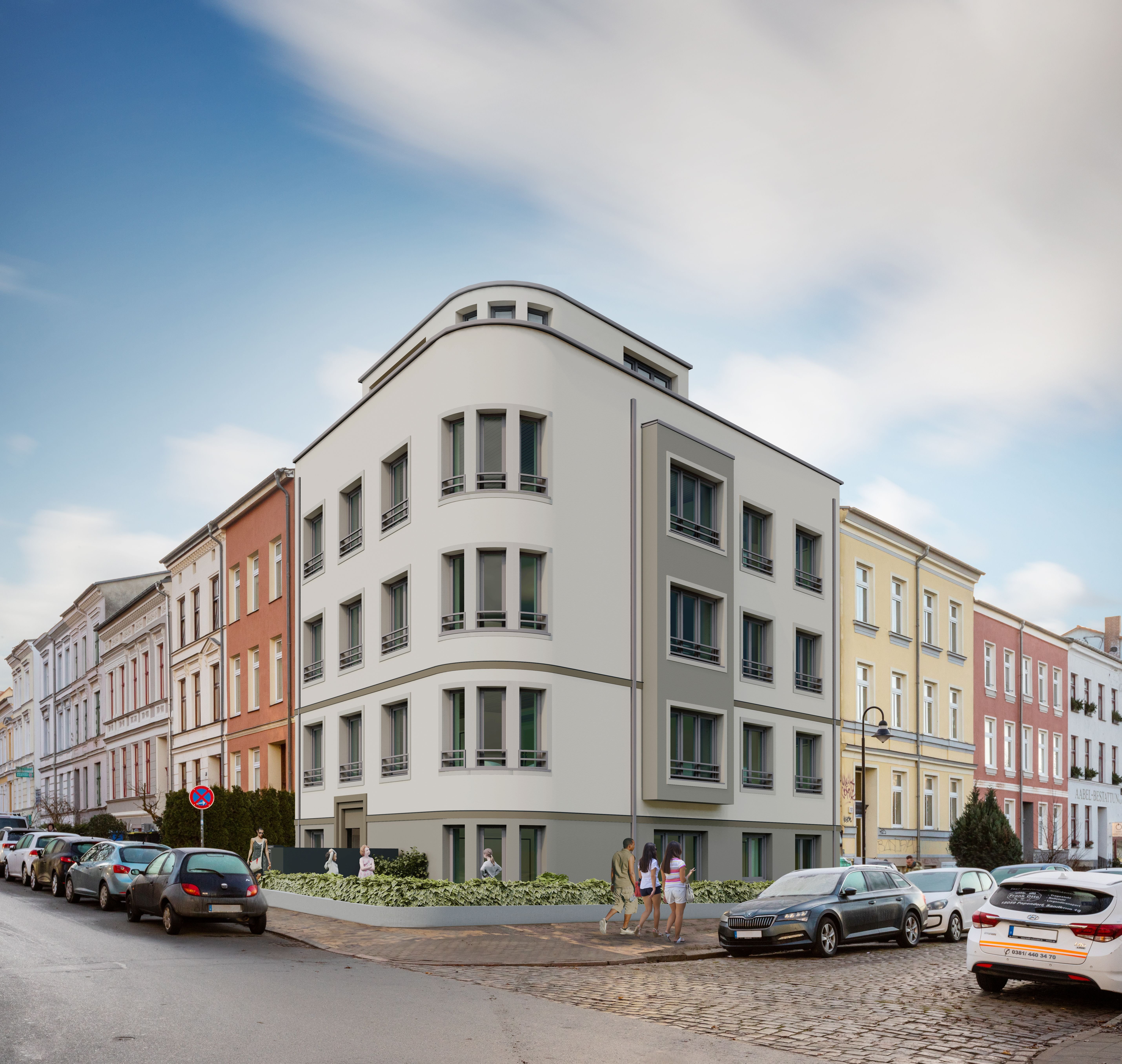 Wohnung zur Miete 1.658 € 4 Zimmer 100,5 m²<br/>Wohnfläche 2.<br/>Geschoss ab sofort<br/>Verfügbarkeit St.-Georg-Straße Stadtmitte Rostock 18055