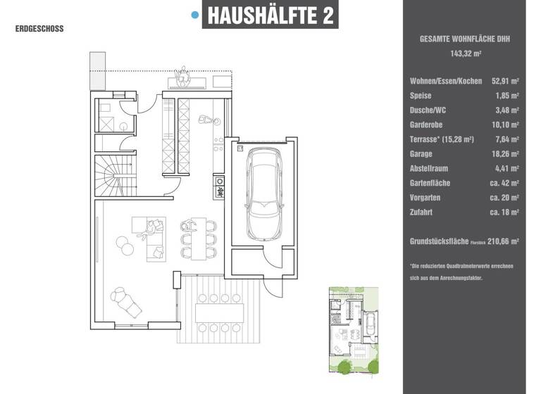 Doppelhaushälfte zum Kauf provisionsfrei 799.000 € 4,5 Zimmer 143,3 m² 210,7 m² Grundstück Ringstraße 17 Tegernheim 93105