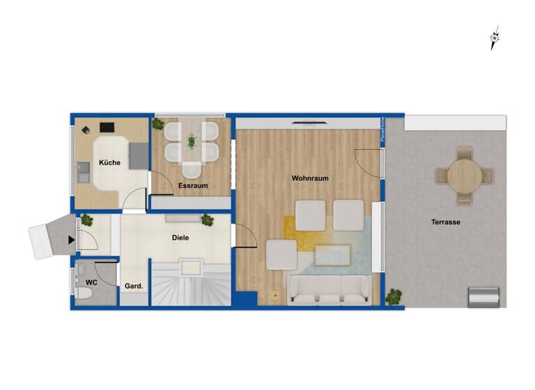 Reihenmittelhaus zum Kauf 389.000 € 5 Zimmer 140,4 m²<br/>Wohnfläche 420 m²<br/>Grundstück Fischeln Krefeld 47807