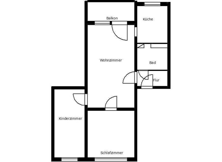 Wohnung zur Miete 311 € 3 Zimmer 58,7 m² 4. Geschoss Paul-Söllner-Straße 4 Ostvorstadt Plauen 08527
