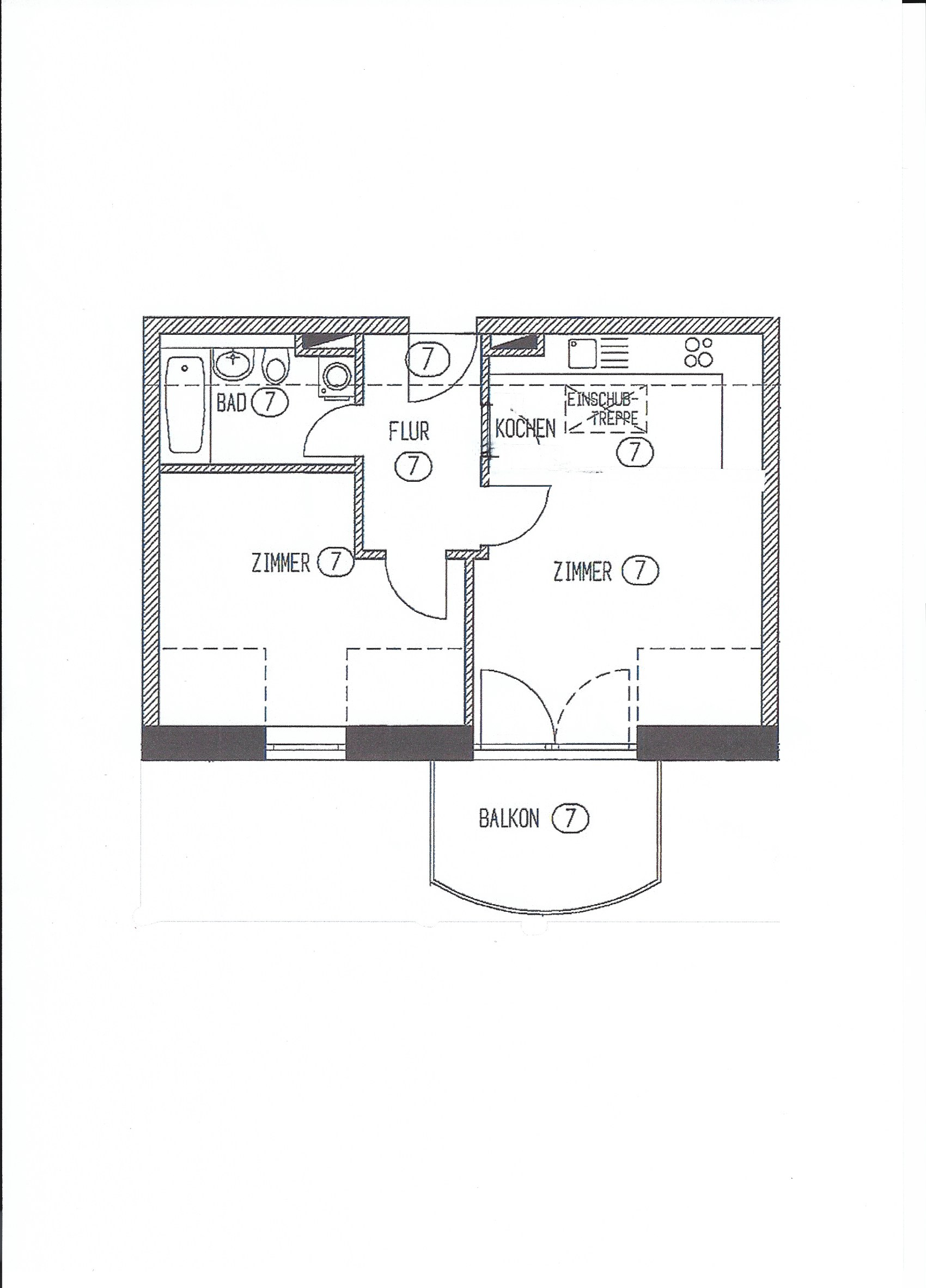 Wohnung zum Kauf 289.000 € 2 Zimmer 49 m²<br/>Wohnfläche 2.<br/>Geschoss Holzgartenstraße 16 Reinhausen Regensburg 93059