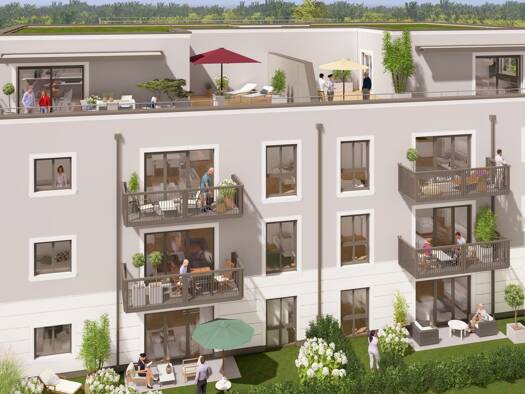 Wohnung zum Kauf - Neubau provisionsfrei 460.000 € 2 Zimmer 68,8 m² 4 Geschosse frei ab 01.05.2027 Wilhelm-Busch-Straße 19 Westerberg Osnabrück 49076