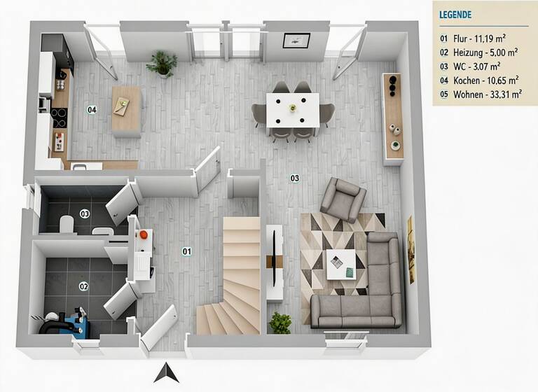 Einfamilienhaus zum Kauf 399.000 € 4 Zimmer 116,5 m² 1.537 m² Grundstück Rederank Satow 18239