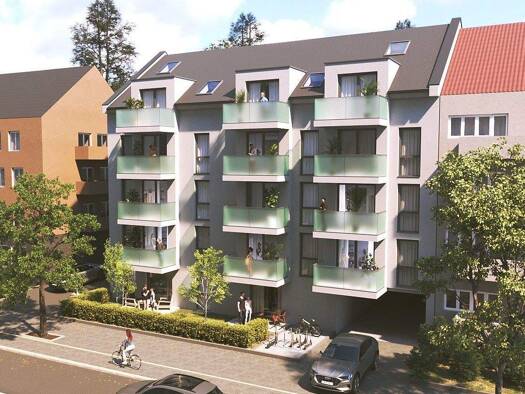 Wohnung zum Kauf - Erstbezug 379.000 € 2 Zimmer 57,6 m² Äußere Sulzbacher Straße 145 St Jobst Nürnberg 90491
