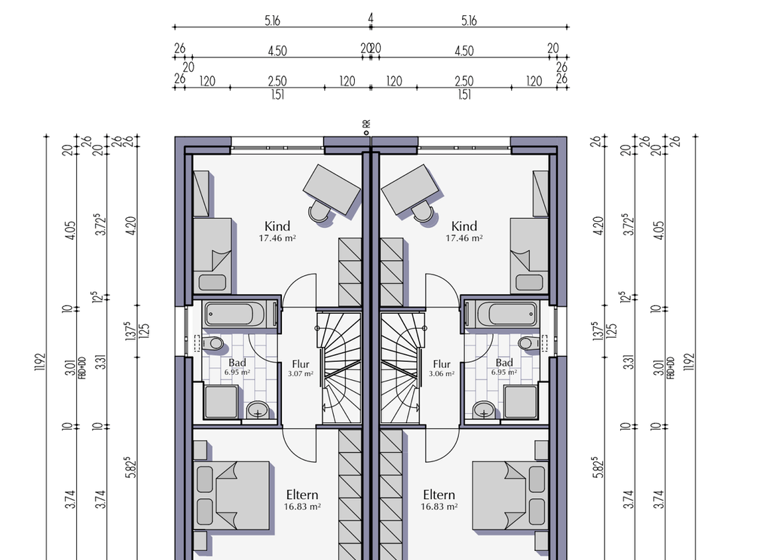 Doppelhaushälfte zum Kauf - Erstbezug 597.000 € 5 Zimmer 120,2 m² 243 m² Grundstück Schallbach 79597