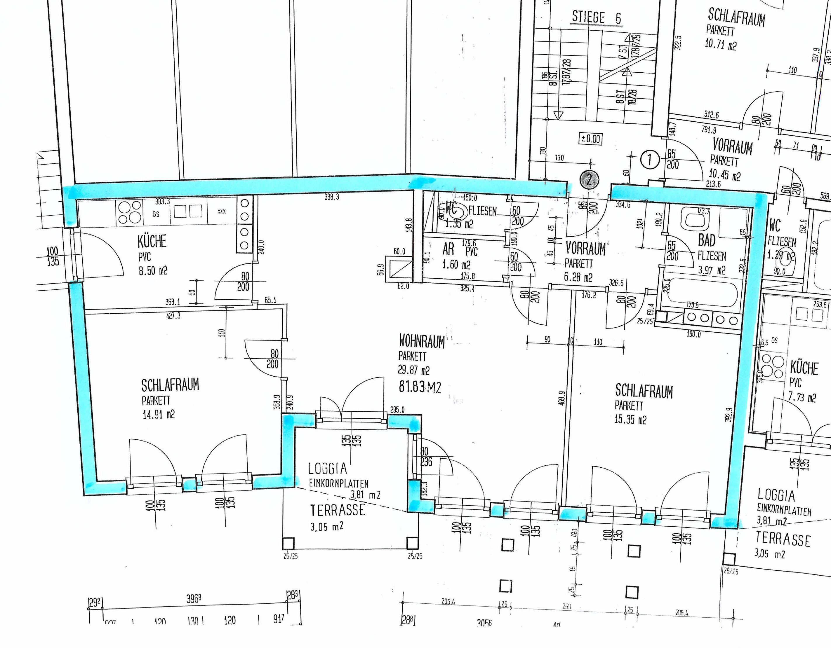 Wohnung zum Kauf 295.000 € 3 Zimmer 82 m²<br/>Wohnfläche Innere Stadt Klagenfurt(Stadt) 9020