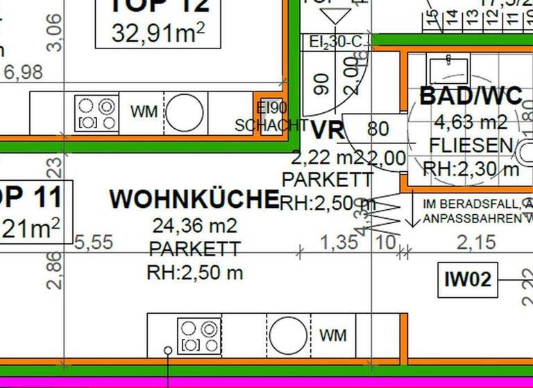 Studio zur Miete - Erstbezug 700 € 1 Zimmer 31,2 m² 3. Geschoss Feldkellergasse 16 Wien 1130