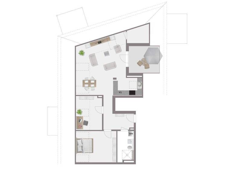 Wohnung zum Kauf 663.910 € 3 Zimmer 99,7 m² Pfersee Augsburg / Pfersee 86157