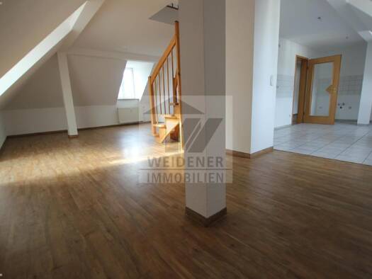 Maisonette zur Miete 560 € 3 Zimmer 79,3 m² 3. Geschoss frei ab sofort Zabelstraße 4 Innenstadt Gera 07545