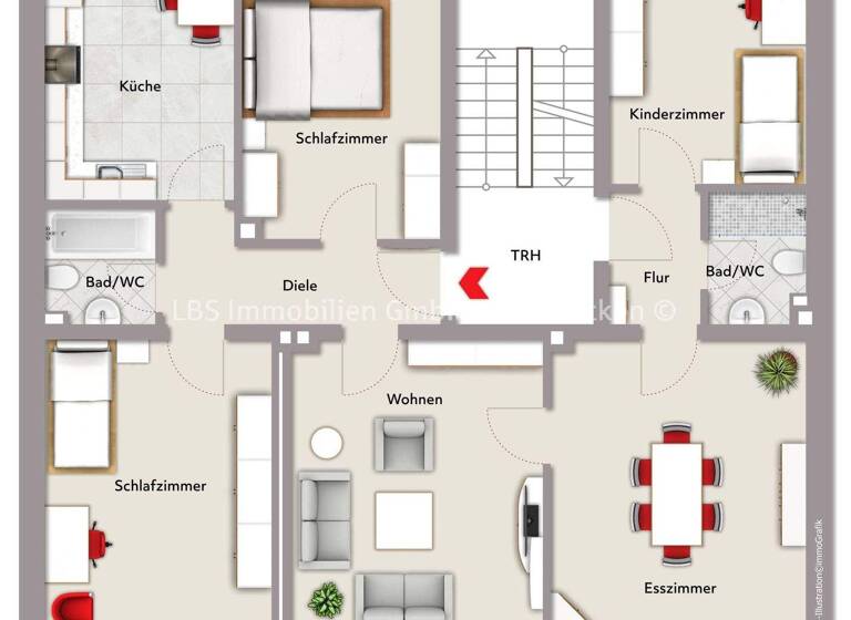Wohnung zum Kauf 90.000 € 4 Zimmer 102,5 m² Innenstadt Neunkirchen 66538