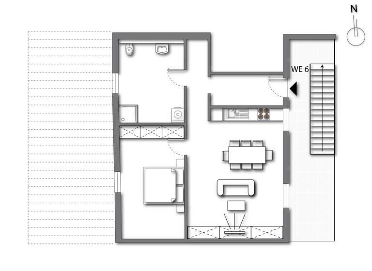 Wohnung zur Miete 850 € 2 Zimmer 71 m² 1. Geschoss frei ab 01.07.2026 Perach Ainring 83404