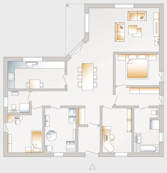 Bungalow zum Kauf provisionsfrei 287.000 € 5 Zimmer 141,9 m²<br/>Wohnfläche 700 m²<br/>Grundstück Halberstadt Halberstadt 38820