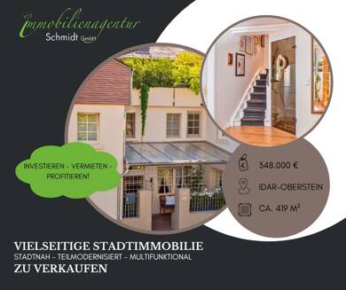 Reihenmittelhaus zum Kauf 348.000 € 8 Zimmer 419 m² 151 m² Grundstück Oberstein Idar-Oberstein 55743