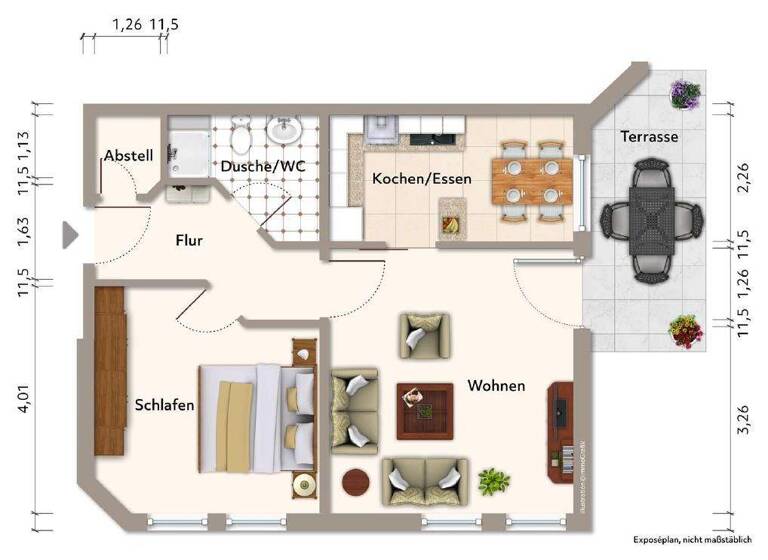 Wohnung zum Kauf 120.000 € 2 Zimmer 59,8 m² Odershausen Bad Wildungen-Odershausen 34537
