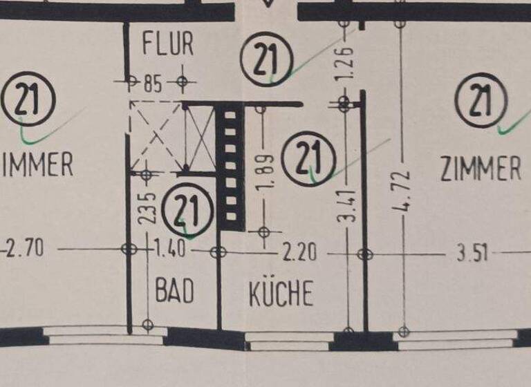 Wohnung zum Kauf 210.000 € 2 Zimmer 46 m² 3. Geschoss frei ab sofort Neukölln Berlin 12045