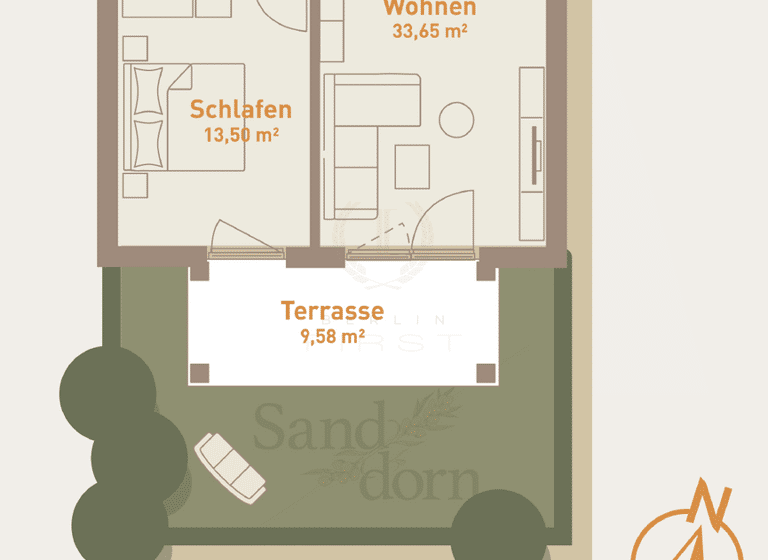 Wohnung zum Kauf - Erstbezug 290.000 € 2 Zimmer 62,1 m² Werneuchen 16356