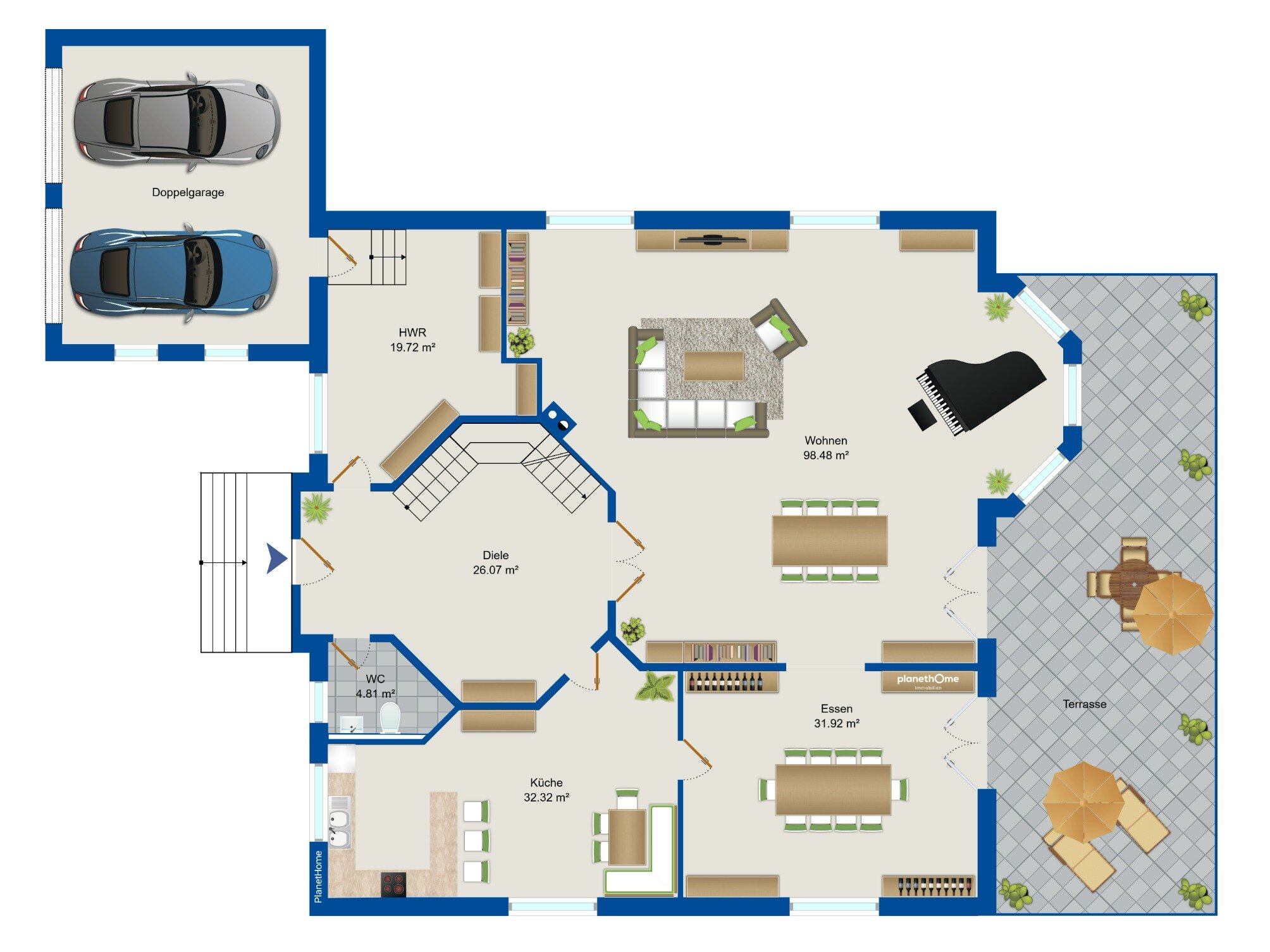 Villa zum Kauf 1.950.000 € 6 Zimmer 357 m²<br/>Wohnfläche 1.847 m²<br/>Grundstück Kirchrode Hannover 30559