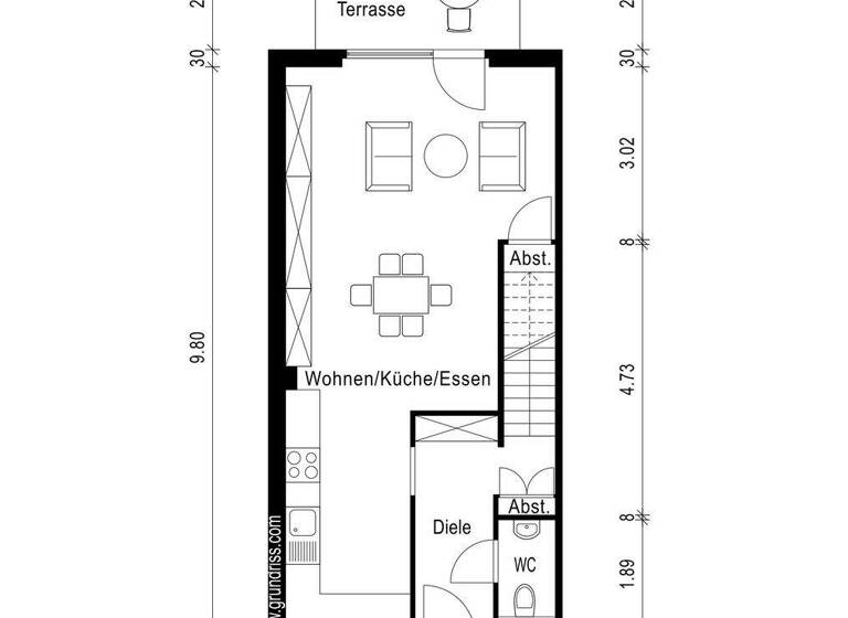 Reihenmittelhaus zum Kauf 519.000 € 4 Zimmer 109,3 m² 155,6 m² Grundstück frei ab 01.03.2026 Rosellen Neuss 41470