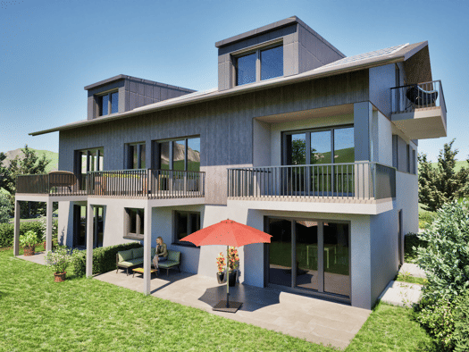 Wohnung zum Kauf - Neubau provisionsfrei 329.000 € 1,5 Zimmer 39 m² frei ab 01.12.2027 Preysingstraße 8 Brannenburg Brannenburg 83098