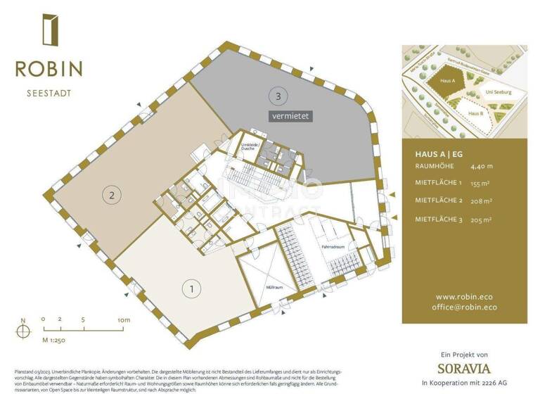 Ladenfläche zur Miete - Erstbezug 12,50 € Wien 1220