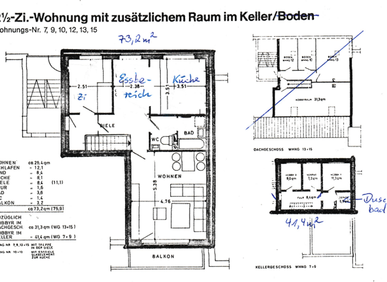 Wohnung zum Kauf 228.000 € 3 Zimmer 73 m² 1. Geschoss frei ab sofort Quickborn 25451
