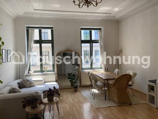 Wohnung zur Miete Tauschwohnung 653 € 2 Zimmer 60 m² 1. Geschoss Zentrum Leipzig 04109