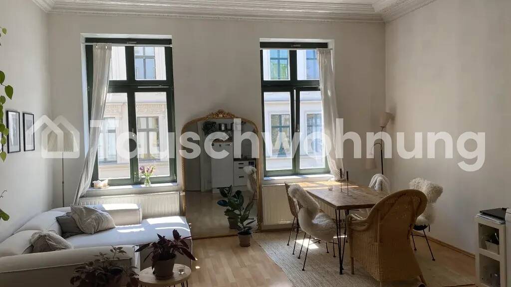 Wohnung zur Miete Tauschwohnung 653 € 2 Zimmer 60 m² 1. Geschoss Zentrum Leipzig 04109
