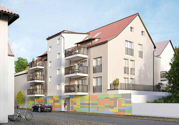 Mehrfamilienhaus zum Kauf 529.850 € 3,5 Zimmer 82 m² 62 m² Grundstück Neckarhausen Nürtingen / Neckarhausen 72622