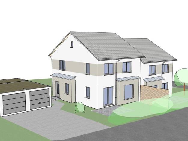 Doppelhaushälfte zum Kauf - Erstbezug provisionsfrei 590.000 € 5 Zimmer 119,6 m² 317 m² Grundstück Blütenstraße Schnaittach Schnaittach 91220