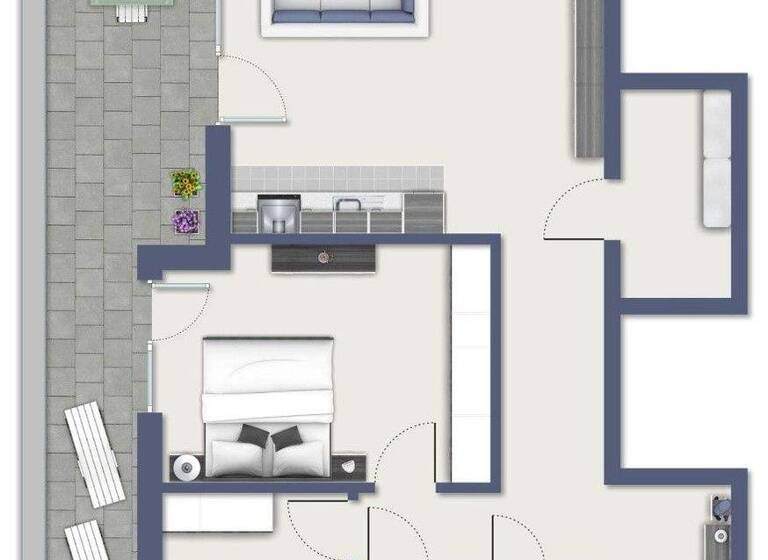 Penthouse zur Miete 1.445 € 3 Zimmer 114,6 m² 3. Geschoss Fuchsstraße 6-8 Haimbach Fulda 36041