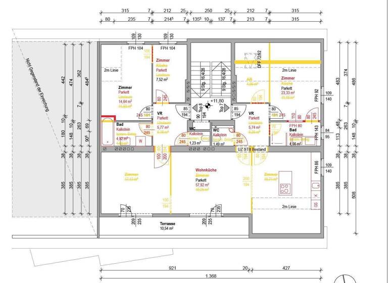 Wohnung zum Kauf - Erstbezug 848.000 € 4 Zimmer 127,2 m² 3. Geschoss frei ab sofort Wien 1130