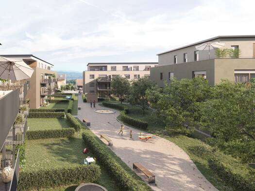 Wohnung zum Kauf - Neubau provisionsfrei 410.355 € 3 Zimmer 74,6 m² EG Schulstraße 10a Oberhausen Rheinhausen 79365