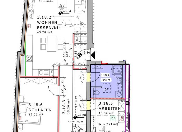 Wohnung zur Miete 850 € 3 Zimmer 100 m² 3 Geschosse frei ab 01.06.2026 Nordhausen 99734