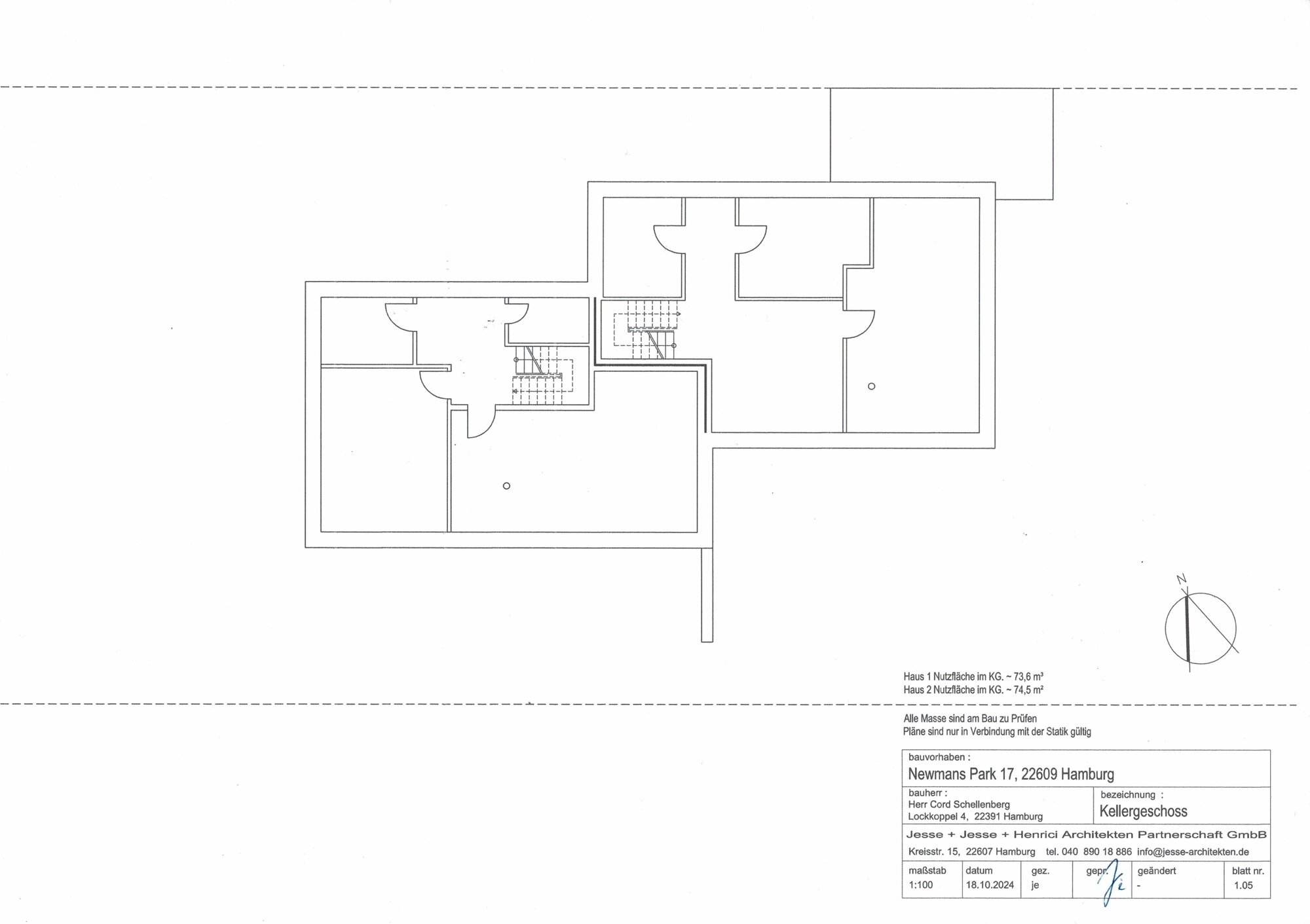 Doppelhaushälfte zum Kauf 1.820.000 € 150 m²<br/>Wohnfläche 512 m²<br/>Grundstück Nienstedten Hamburg 22609